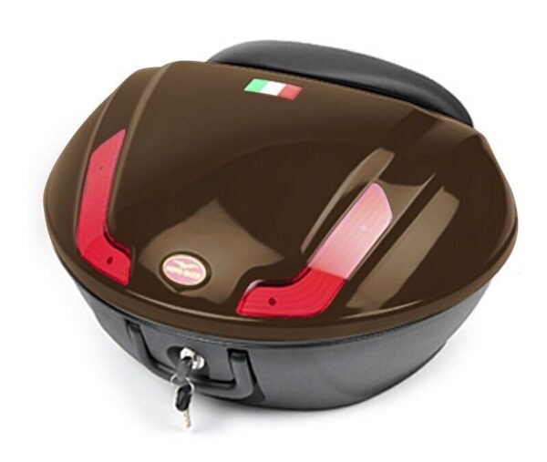 Immagine bauletto Moto Guzzi marrone