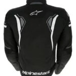 Immagine giacca moto impermeabile Alpinestars retro